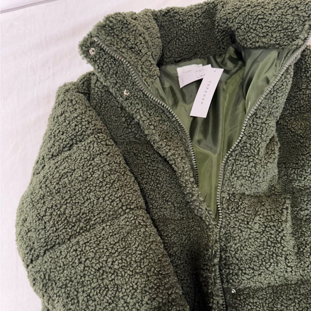 Green Sherpa jacket
